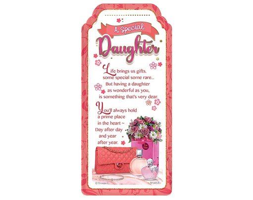 WORD GALLERY SPECIAL DAUGHTER CERAMIC PLAQUE