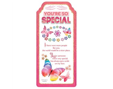WORD GALLERY YOU'RE SO SPECIAL CERAMIC PLAQUE