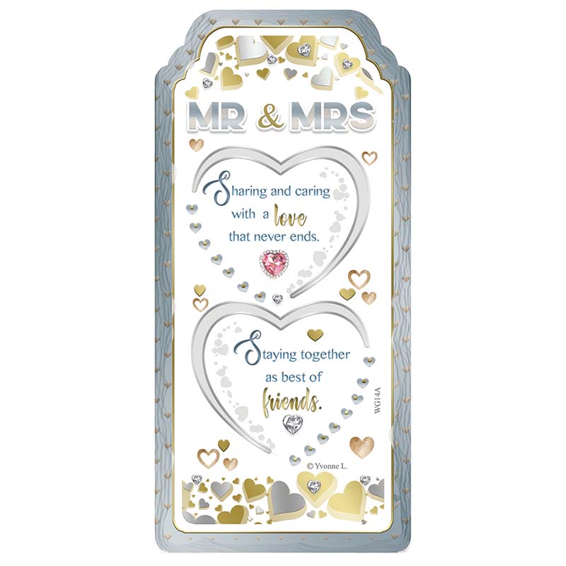 WORD GALLERY MR & MRS CERAMIC PLAQUE