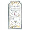 WORD GALLERY MR & MRS CERAMIC PLAQUE