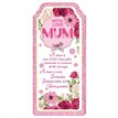WORD GALLERY WITH LOVE MUM CERAMIC PLAQUE