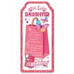 WORD GALLERY WITH LOVE DAUGHTER CERAMIC PLAQUE