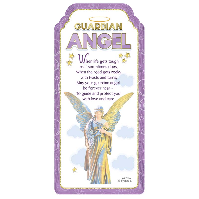 WORD GALLERY GUARDIAN ANGEL CERAMIC PLAQUE