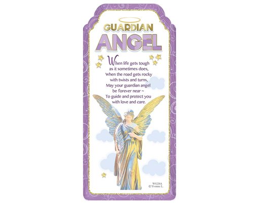 WORD GALLERY GUARDIAN ANGEL CERAMIC PLAQUE