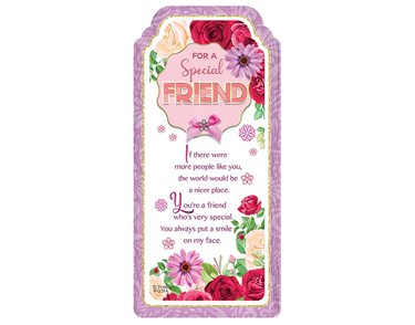 WORD GALLERY SPECIAL FRIEND CERAMIC PLAQUE