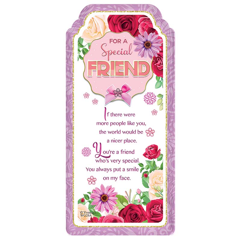 WORD GALLERY SPECIAL FRIEND CERAMIC PLAQUE