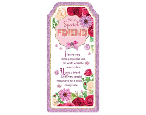 WORD GALLERY SPECIAL FRIEND CERAMIC PLAQUE