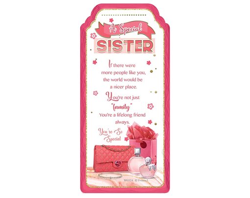 WORD GALLERY SPECIAL SISTER CERAMIC PLAQUE