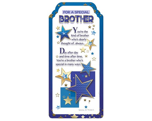 WORD GALLERY SPECIAL BROTHER CERAMIC PLAQUE