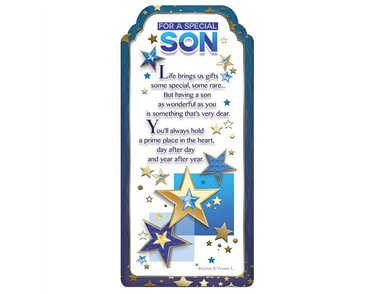 WORD GALLERY SPECIAL SON CERAMIC PLAQUE
