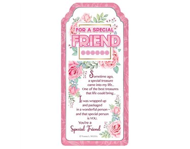WORD GALLERY SPECIAL FRIEND CERAMIC PLAQUE