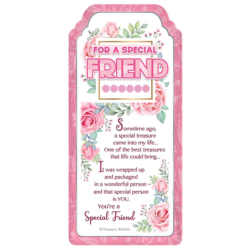 WORD GALLERY SPECIAL FRIEND CERAMIC PLAQUE