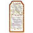 WORD GALLERY ENJOY BEING 70 CERAMIC PLAQUE