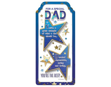 WORD GALLERY SPECIAL DAD CERAMIC PLAQUE