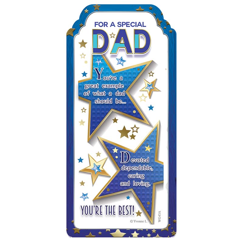 WORD GALLERY SPECIAL DAD CERAMIC PLAQUE
