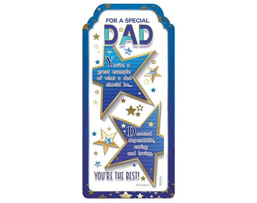 WORD GALLERY SPECIAL DAD CERAMIC PLAQUE