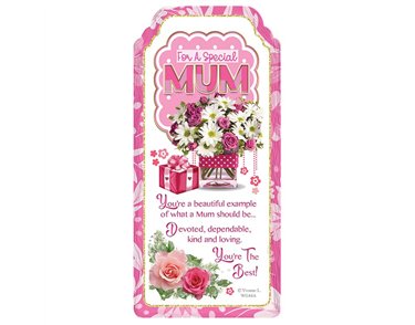 WORD GALLERY SPECIAL MUM CERAMIC PLAQUE