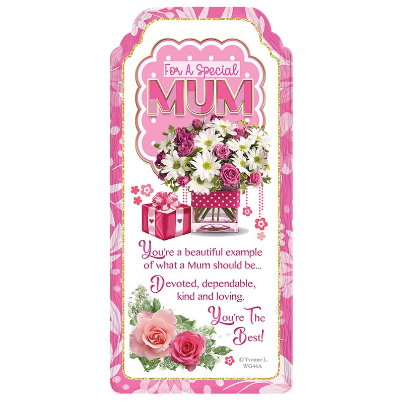 WORD GALLERY SPECIAL MUM CERAMIC PLAQUE