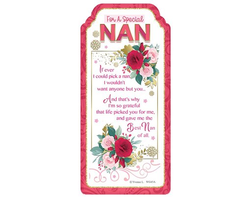 WORD GALLERY SPECIAL NAN CERAMIC PLAQUE