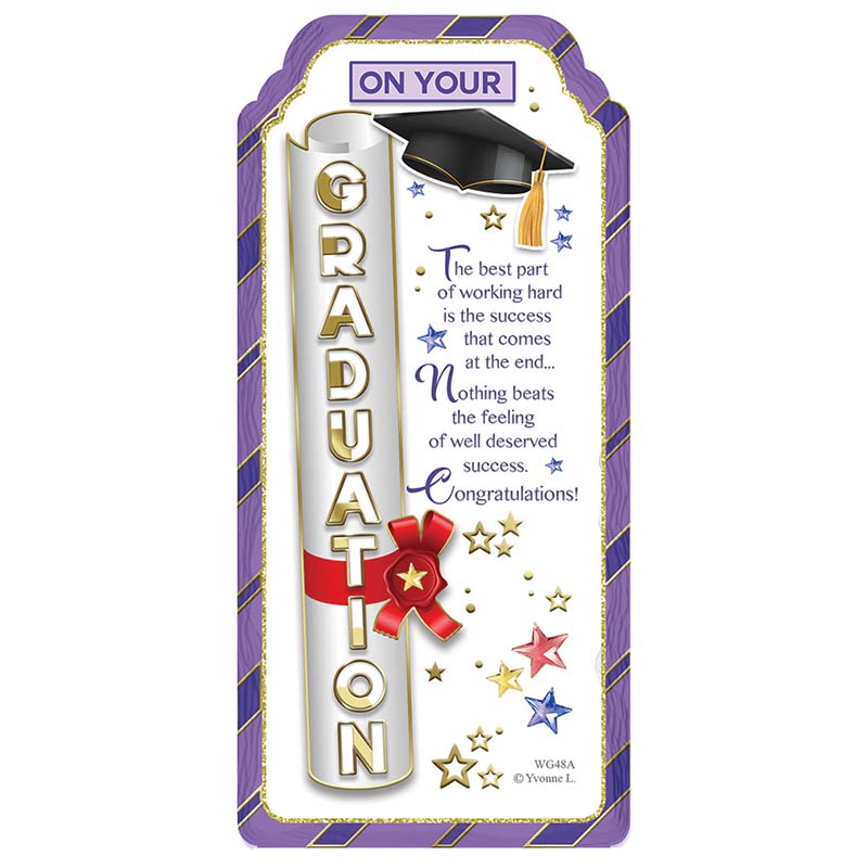 WORD GALLERY GRADUATION CERAMIC PLAQUE