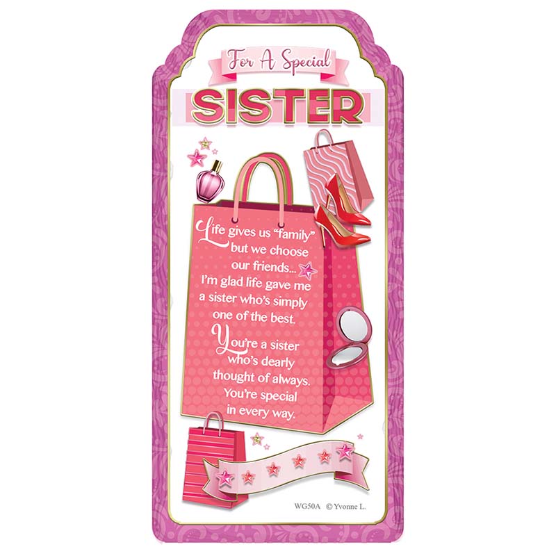 WORD GALLERY SPECIAL SISTER CERAMIC PLAQUE