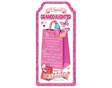 WORD GALLERY SPECIAL GRANDDAUGHTER CERAMIC PLAQUE