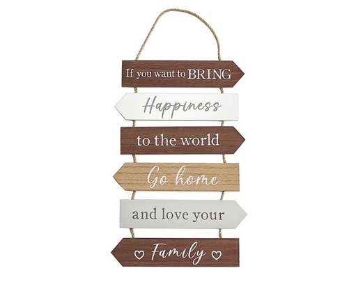 BRING HAPPINESS WORLD PLAQUE