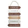 HOUSE IS MADE OF BRICKS PLAQUE