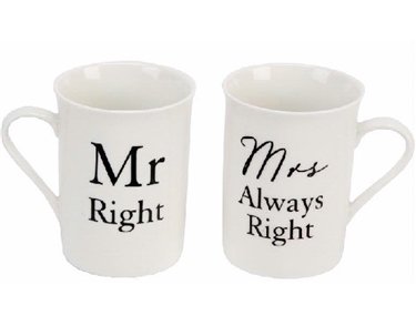MR RIGHT & MRS ALWAYS RIGHT GIFT SET