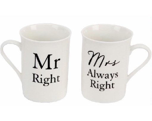 MR RIGHT & MRS ALWAYS RIGHT GIFT SET