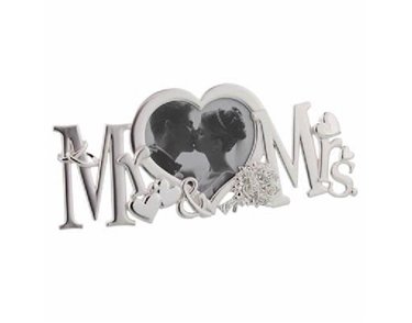 SILVERPLATED MR & MRS FRAME