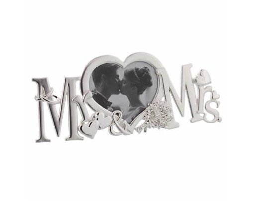 SILVERPLATED MR & MRS FRAME