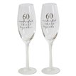60TH ANNIVERSARY CHAMPAGNE FLUTES