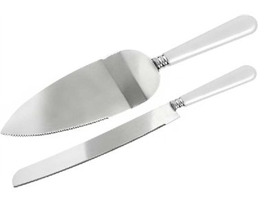 CAKE KNIFE AND SERVER
