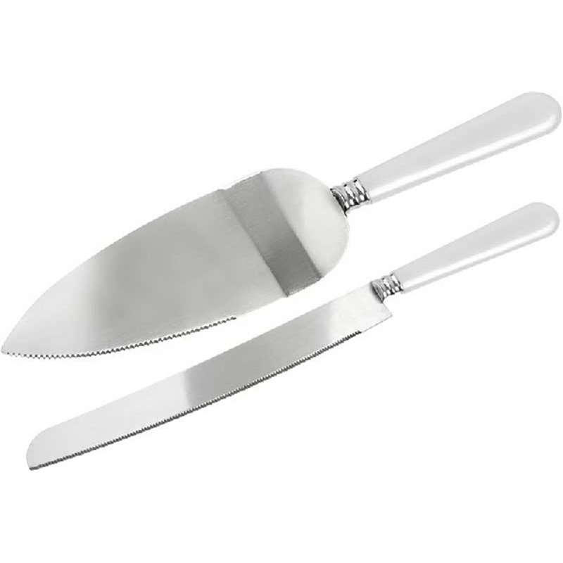 CAKE KNIFE AND SERVER