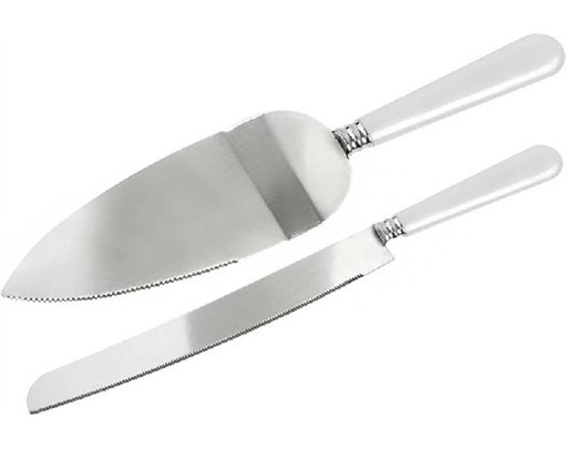 CAKE KNIFE AND SERVER