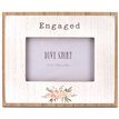 6x4in ENGAGED WOODEN PHOTO FRAME