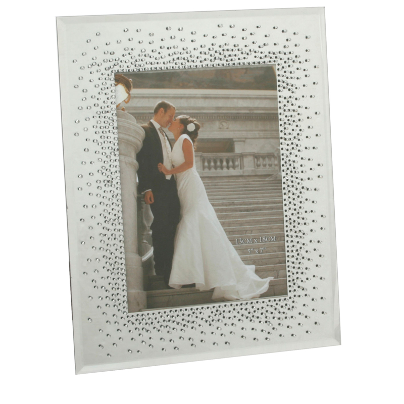 5X7 WEDDING CRYSTAL FRAME