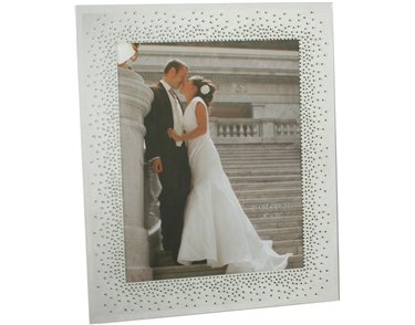 8X10 WEDDING CRYSTAL FRAME