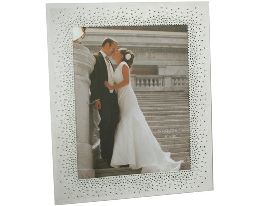 8X10 WEDDING CRYSTAL FRAME