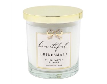 BEAUTIFUL BRIDESMAID CANDLE