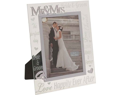5x7in 3D WORDS MIRROR WEDDING FRAME