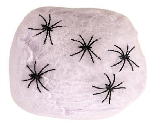 40G WHITE SPIDERS WEB & SPIDERS