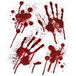 BLOODY HAND WINDOW STICKERS