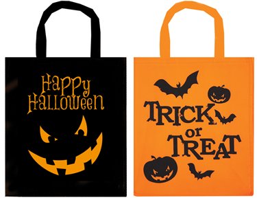 2ASST HALLOWEEN TREAT BAG
