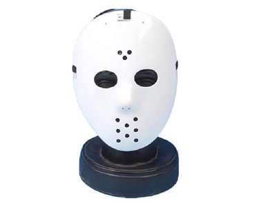 WHITE HOCKEY FACE MASK
