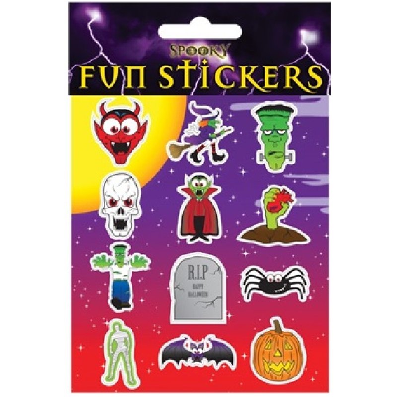 (12) HALLOWEEN STICKERS  120S