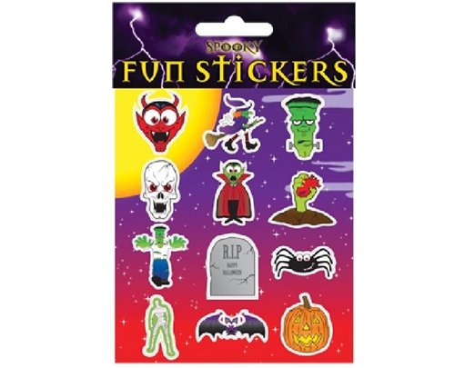 (12) HALLOWEEN STICKERS  120S