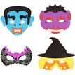 4ASST HALLOWEEN EVA MASK