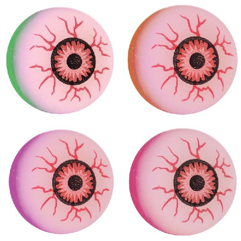 3MM EVIL EYE JET BALL  72S